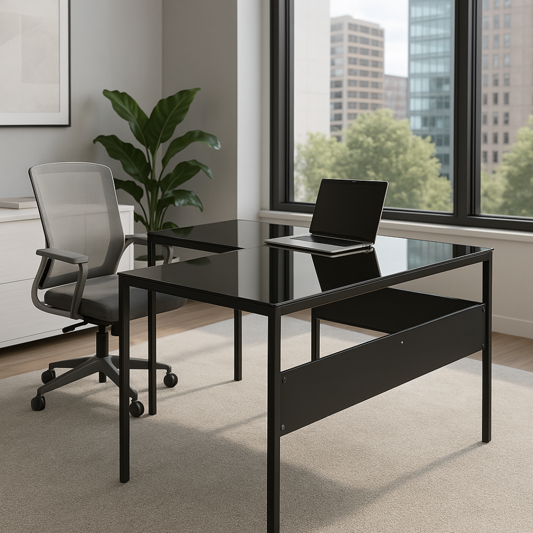 Escritorios en vidrio