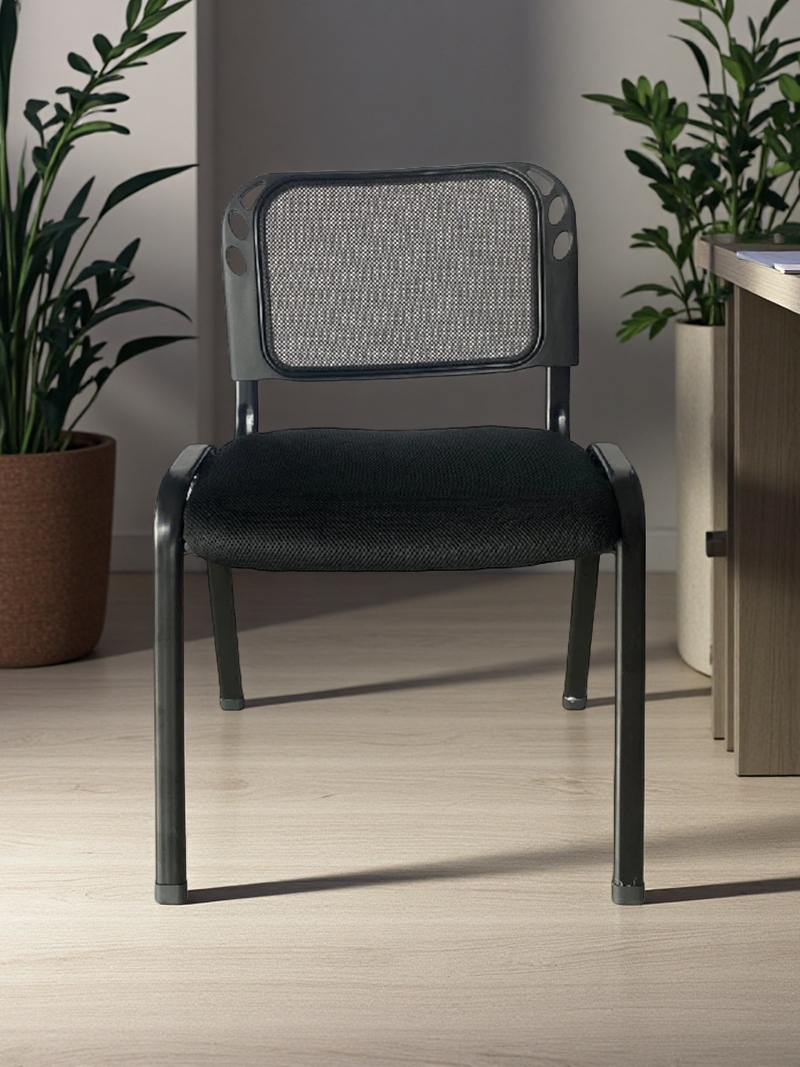 Silla Visitante Ergonómica de Oficina - Respaldo en Malla
