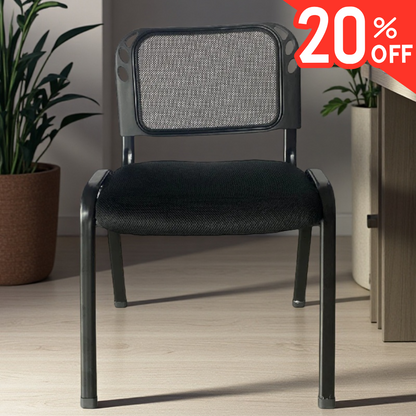 Silla Visitante Ergonómica de Oficina - Respaldo en Malla