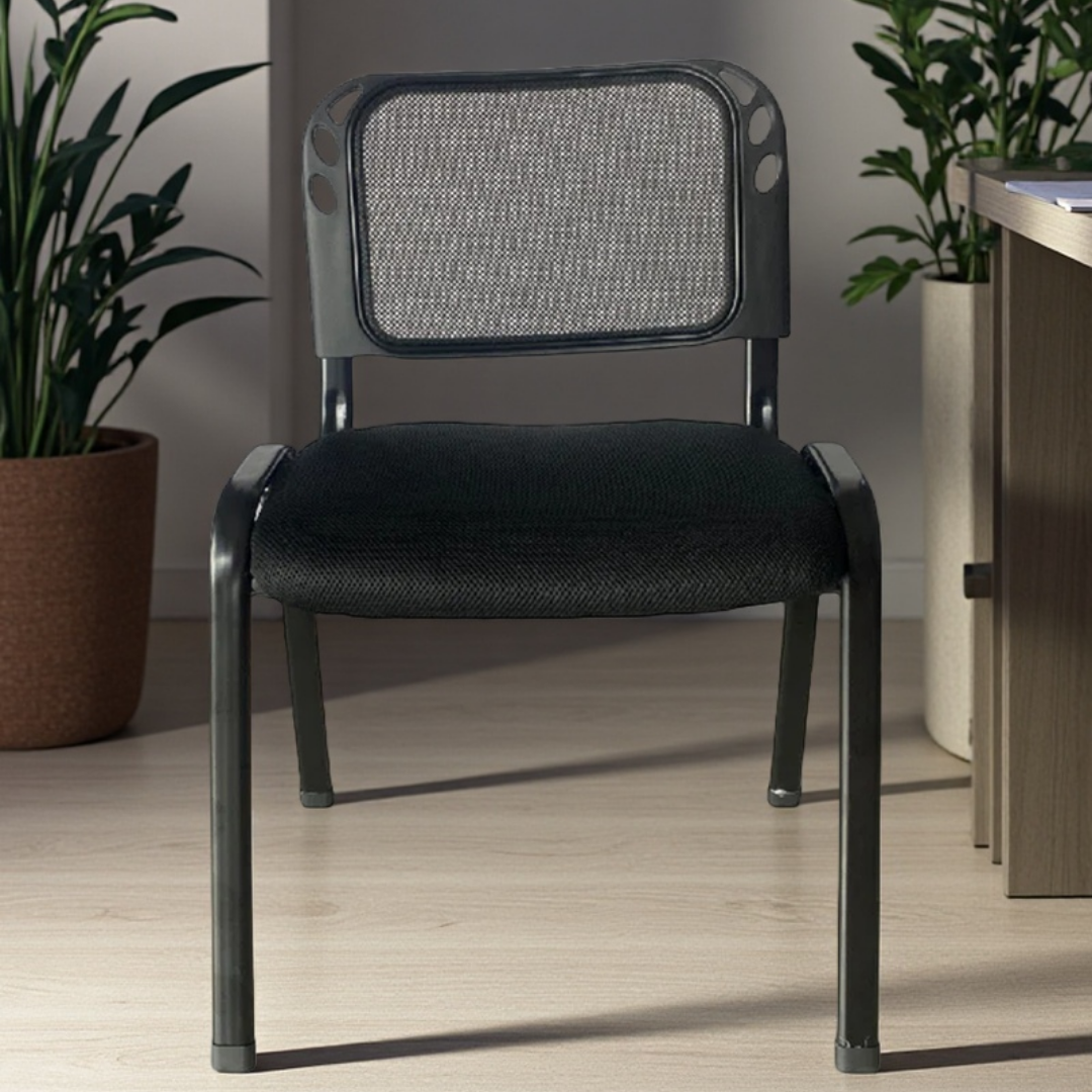 Silla Visitante Ergonómica de Oficina Respaldo en Malla - HLM 03