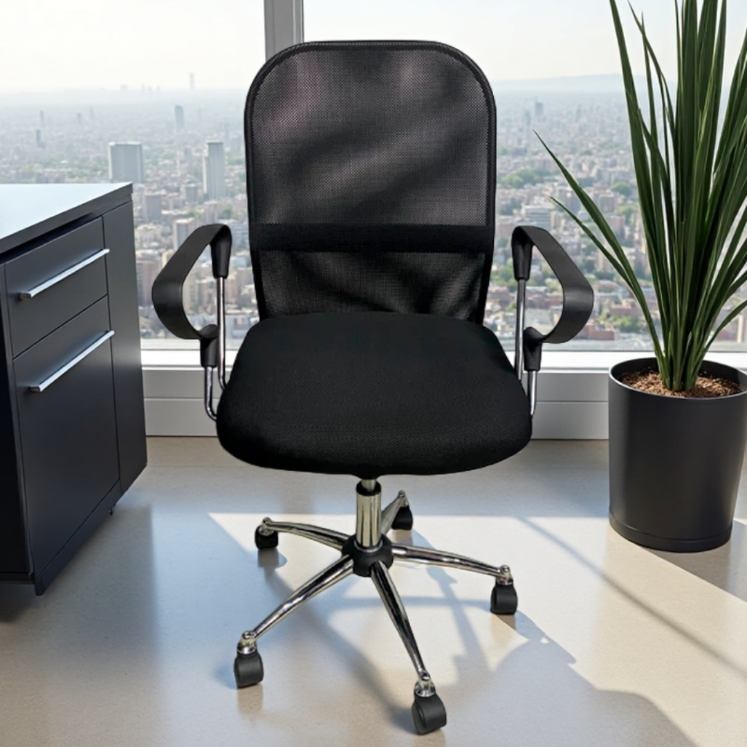Silla Lia -  Diseño Moderno con Brazos Fijos