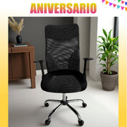 Silla Ergonómica con Respaldo Alto y Soporte Lumbar - Alexa