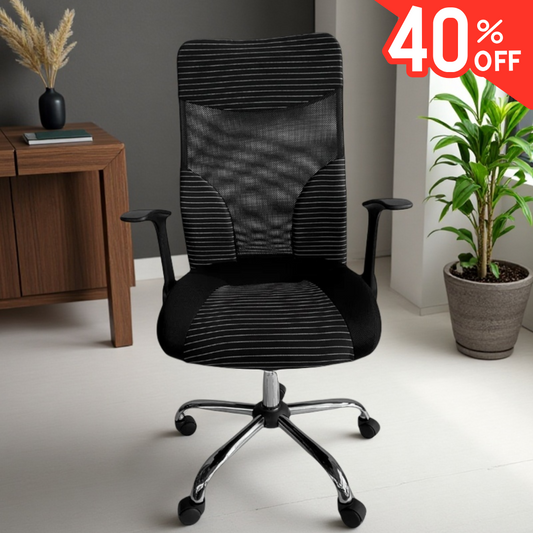 Silla Alexa -  Ergonómica con Respaldo Alto y Soporte Lumbar