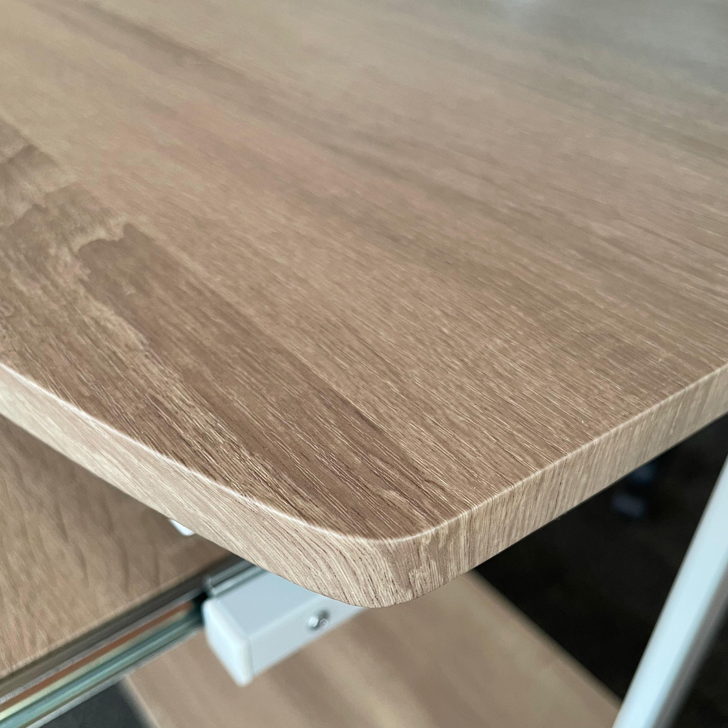 Escritorio versátil elegante color beige madera y metal - CT-2018