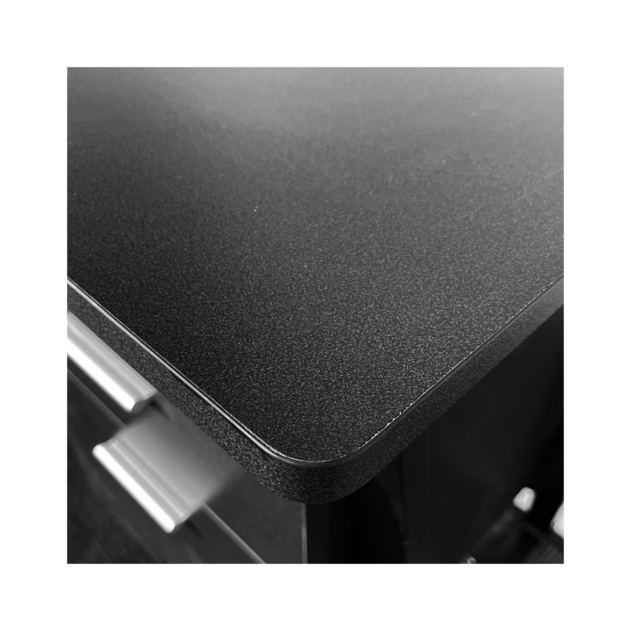 Escritorio diseño moderno con gavetas y estructura madera metal  S-225