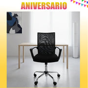 Silla Ergonómica con Respaldo Alto de Malla y Apoyabrazos - Emily