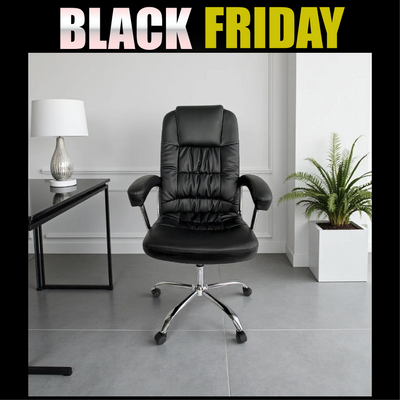 Silla  Premium Gerencial En Cuero Sintético - Pandora