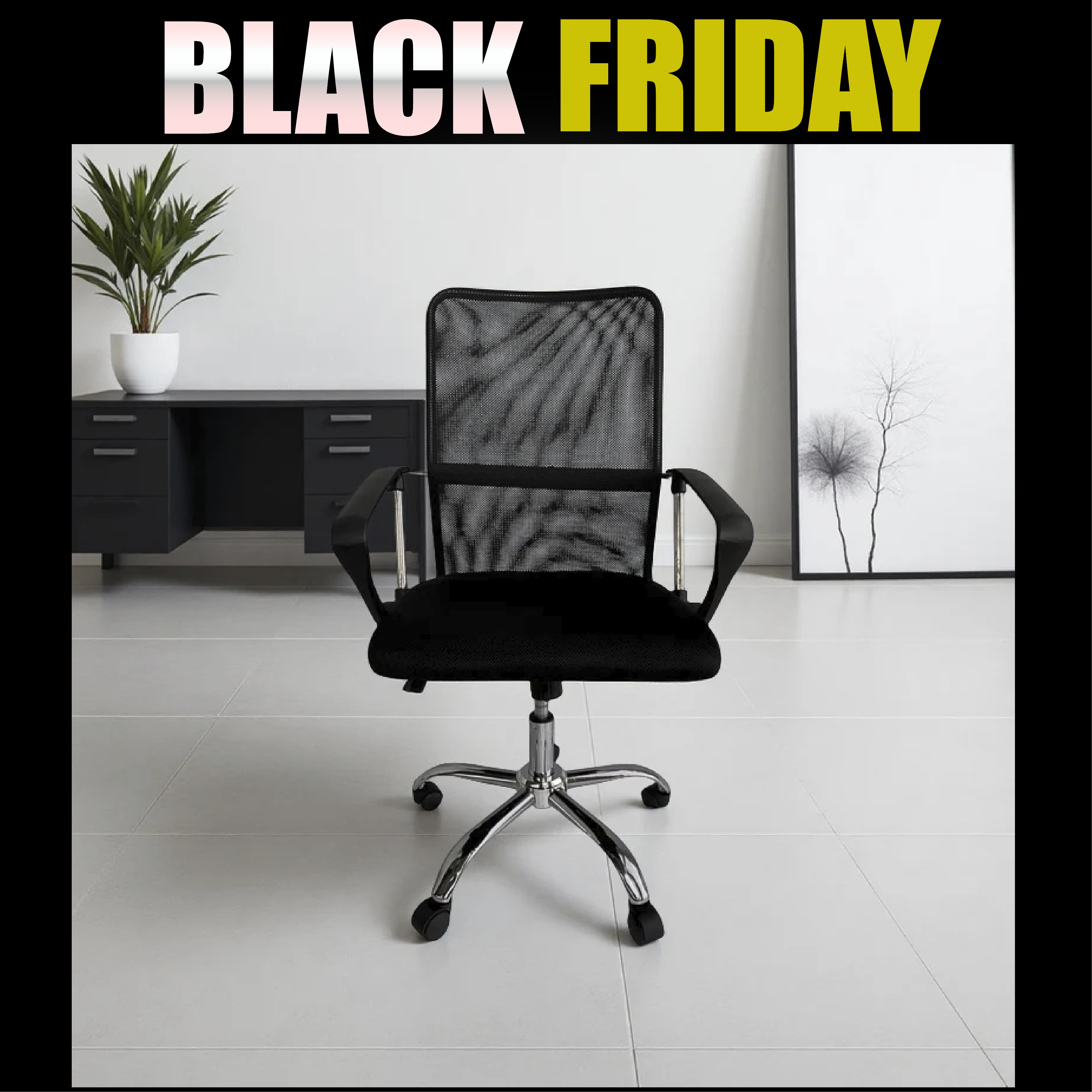 Silla Ejecutiva Ergonómica Malla Premium - Karina