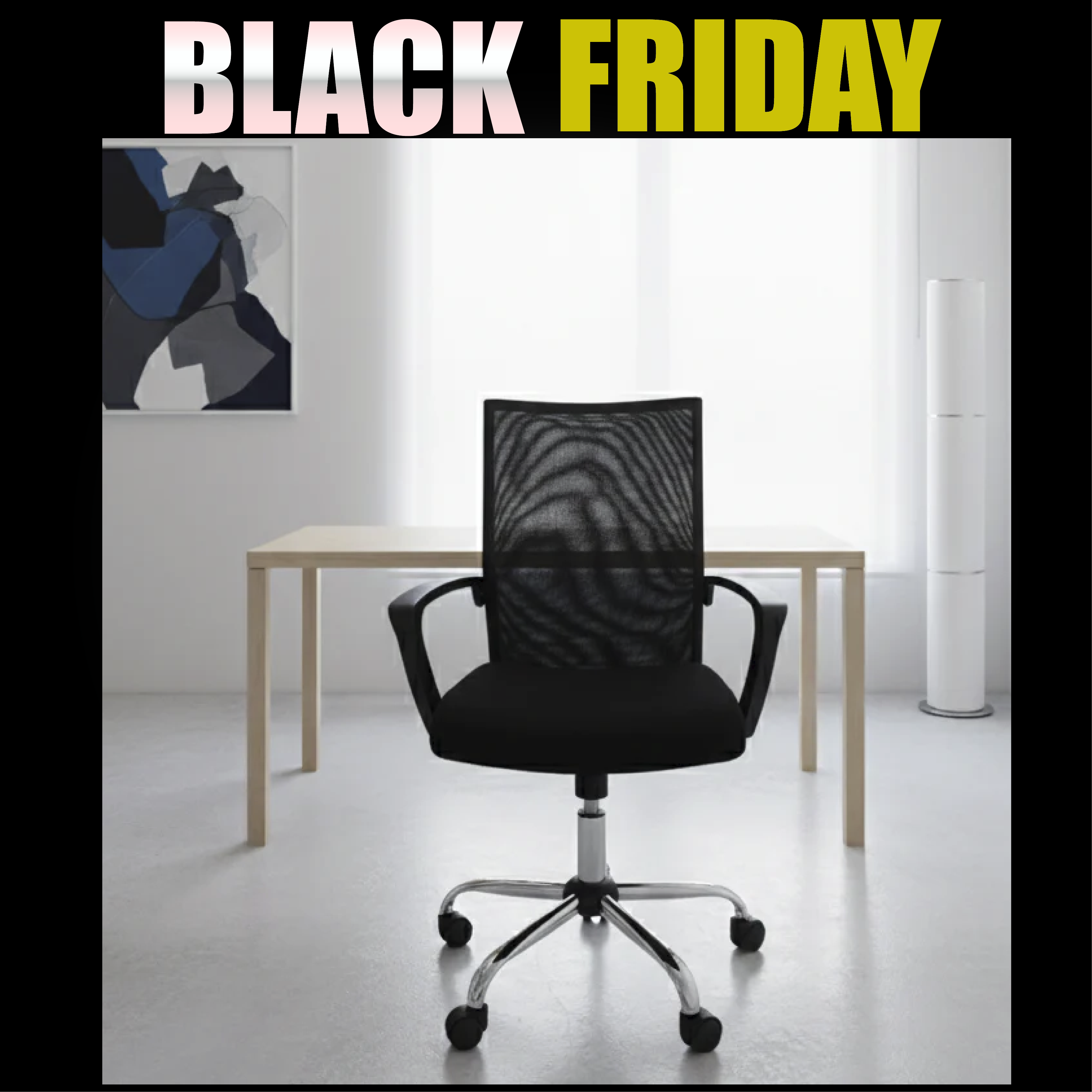 Silla Ergonómica con Respaldo Alto de Malla y Apoyabrazos - Emily