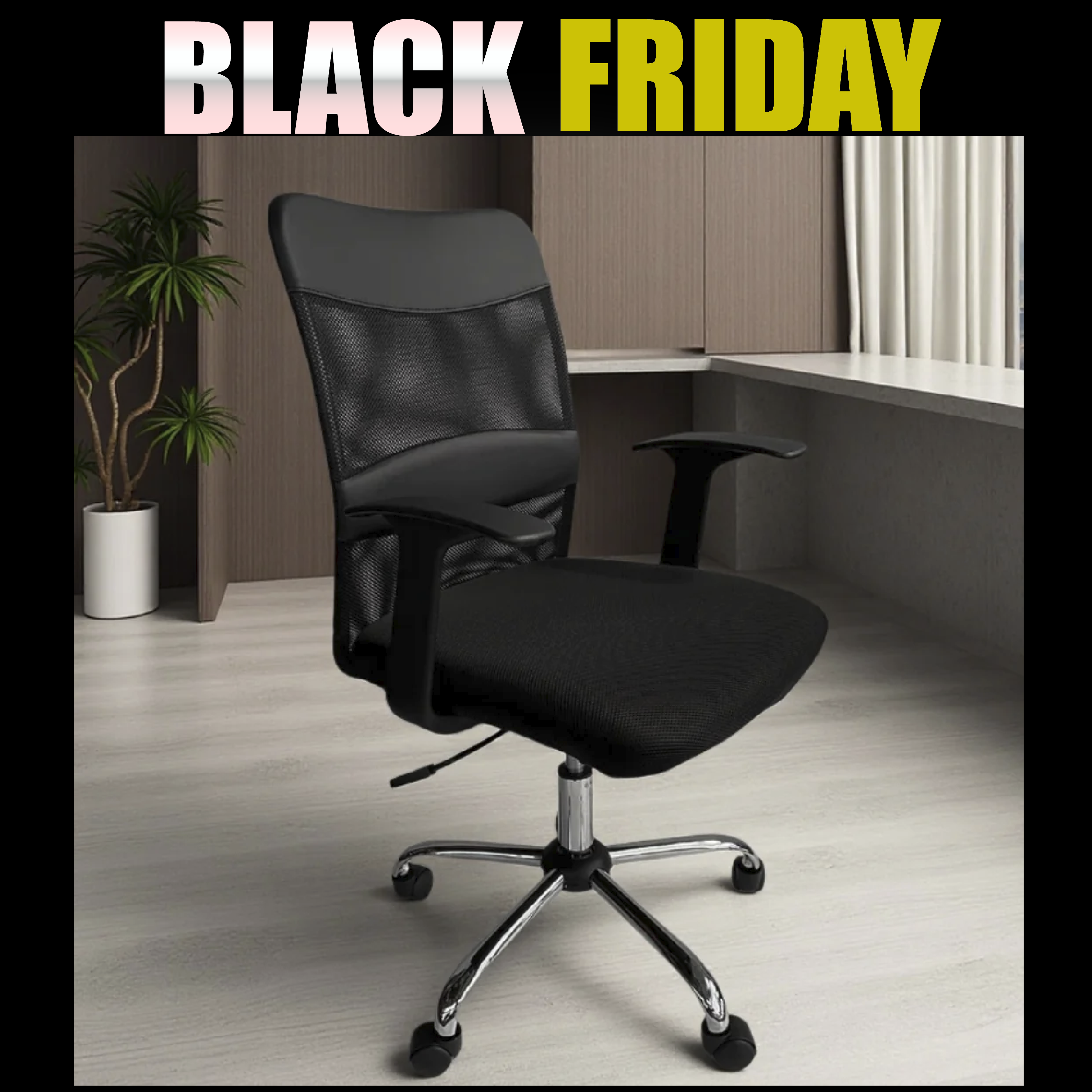 Silla Ergonómica Respaldo de Malla - Víctor