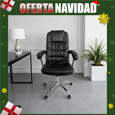 Silla  Premium Gerencial En Cuero Sintético - Pandora