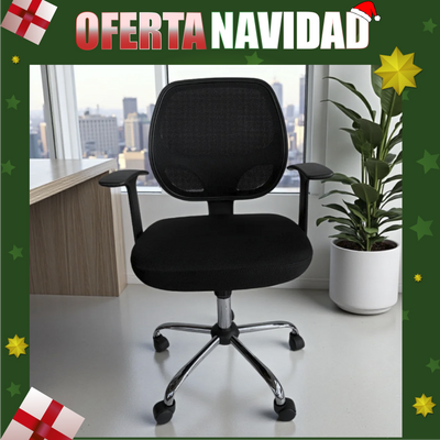 Silla Con Respaldo de Malla y Descansa Brazos - Isabella