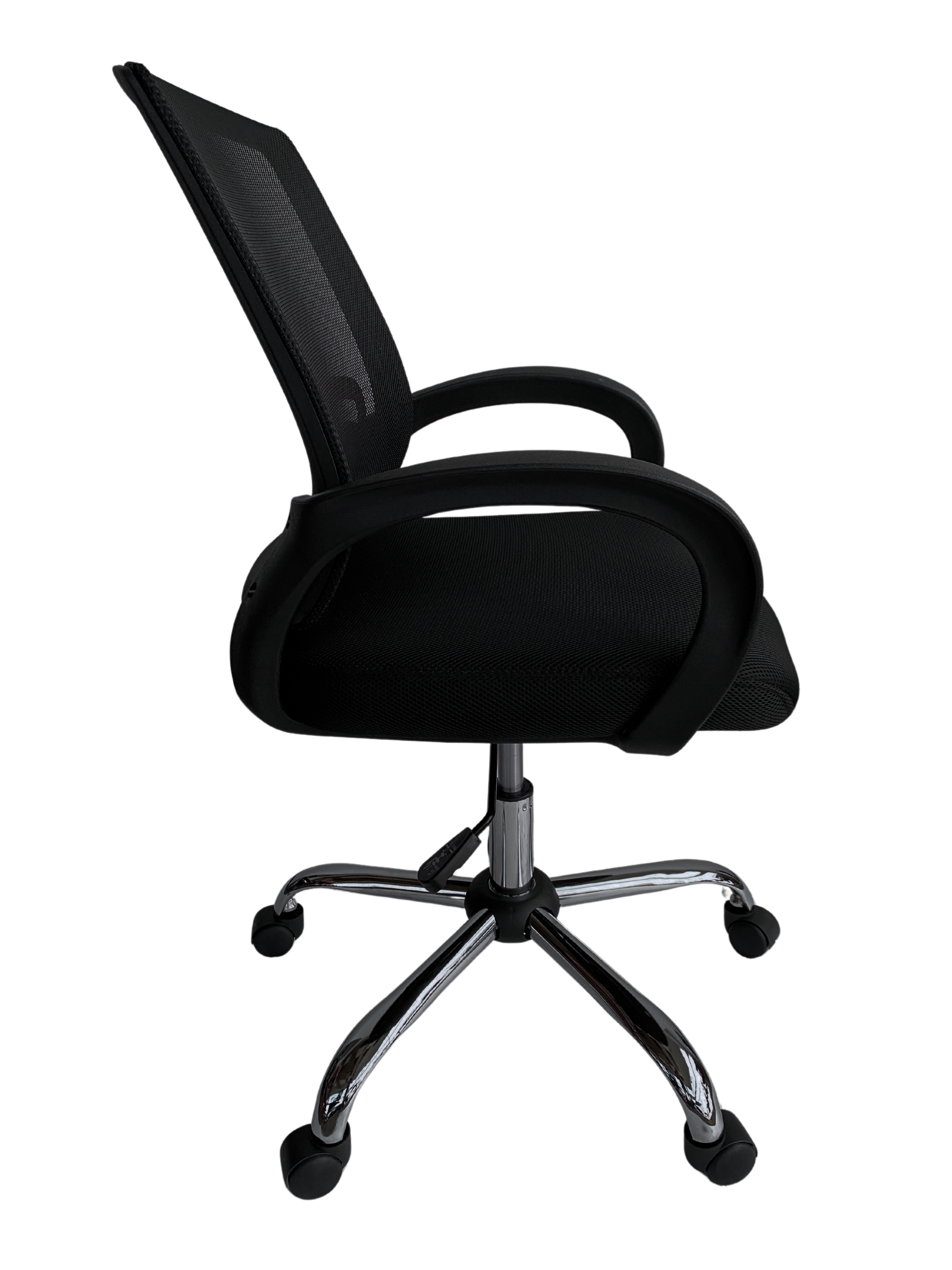 Silla Ergonómica con Respaldo de Malla y Base Cromada - Rafaela
