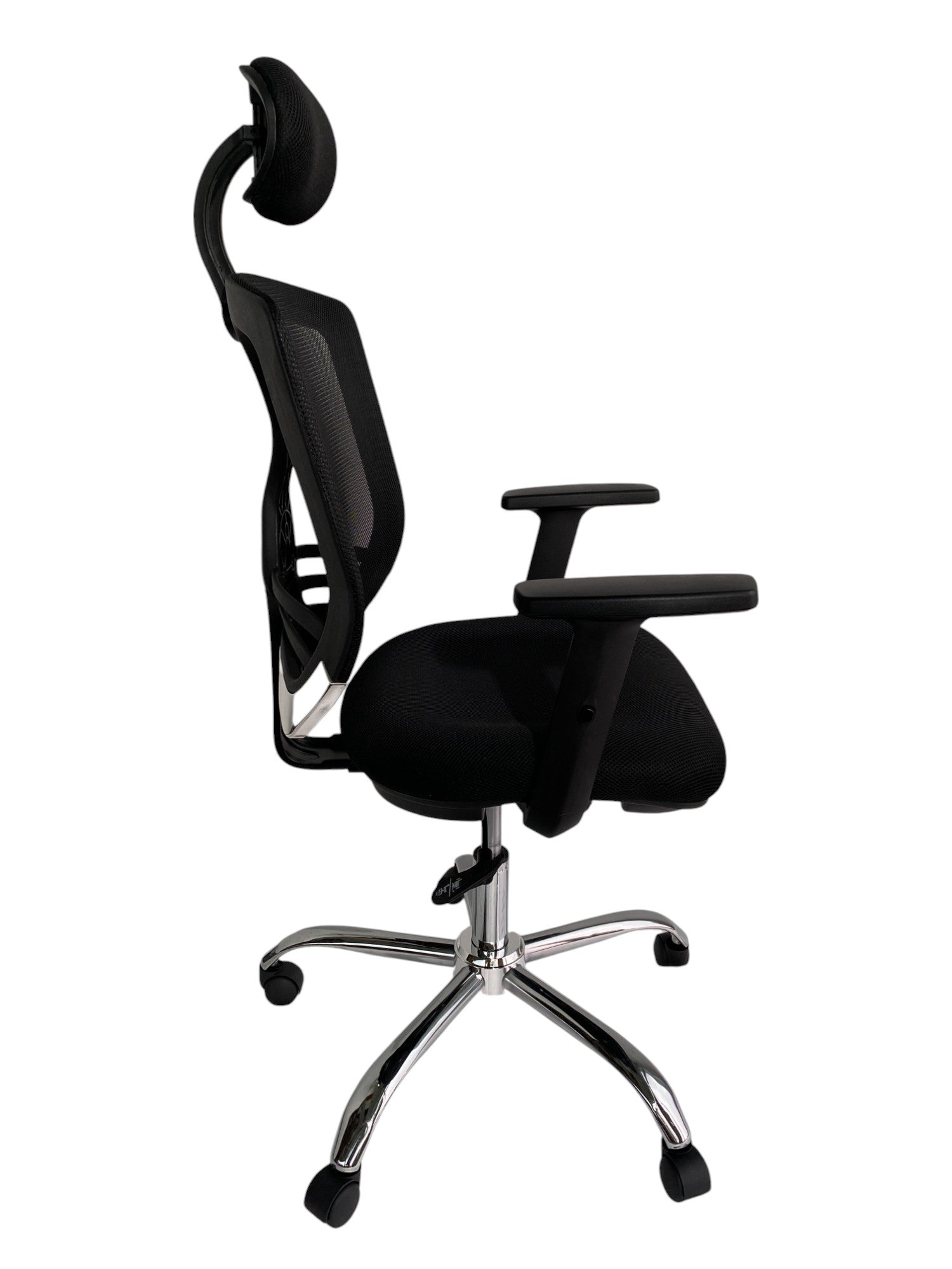 Silla Con Respaldo de Malla base cromada - Emma