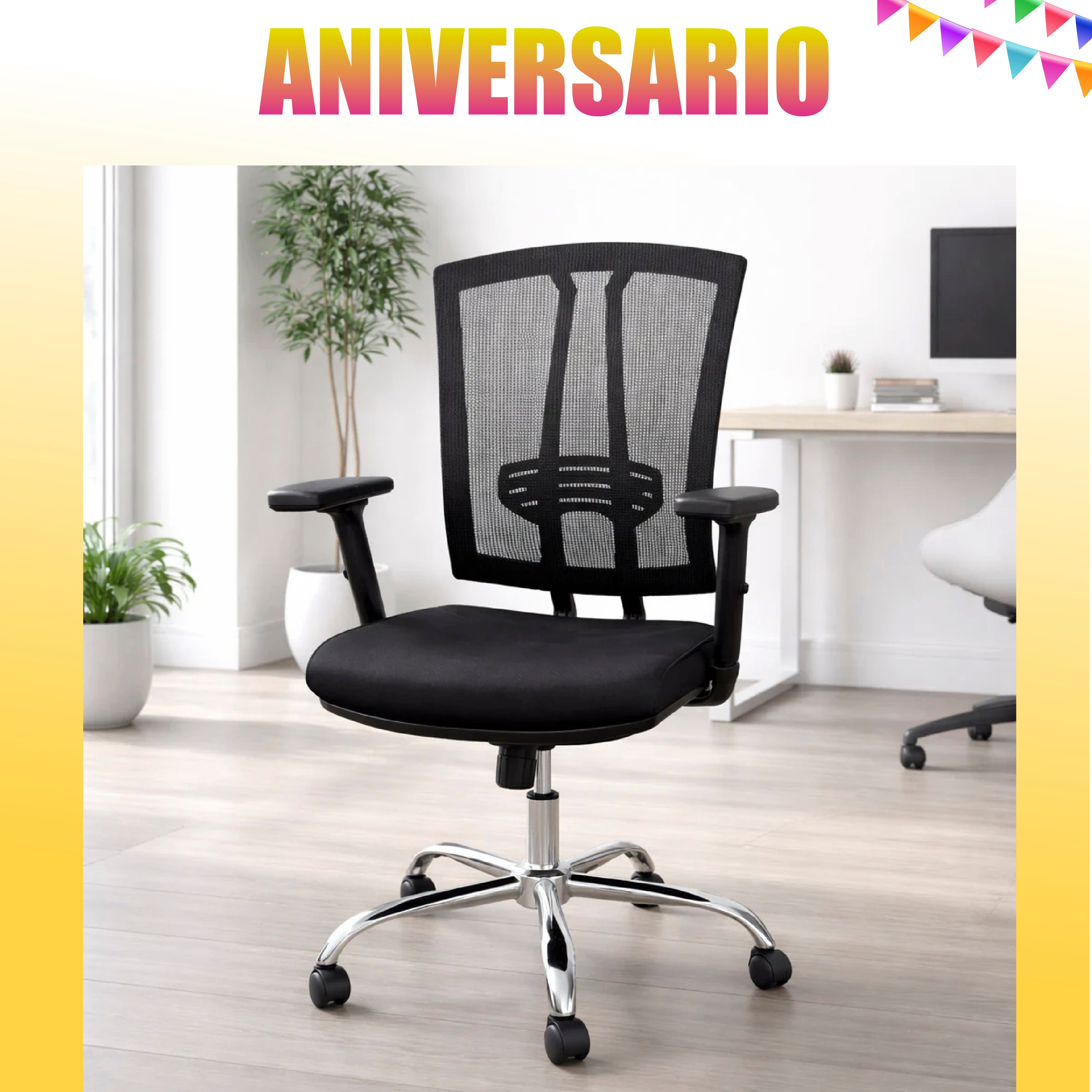 Silla Ergonómica con Soporte Lumbar - Katalina
