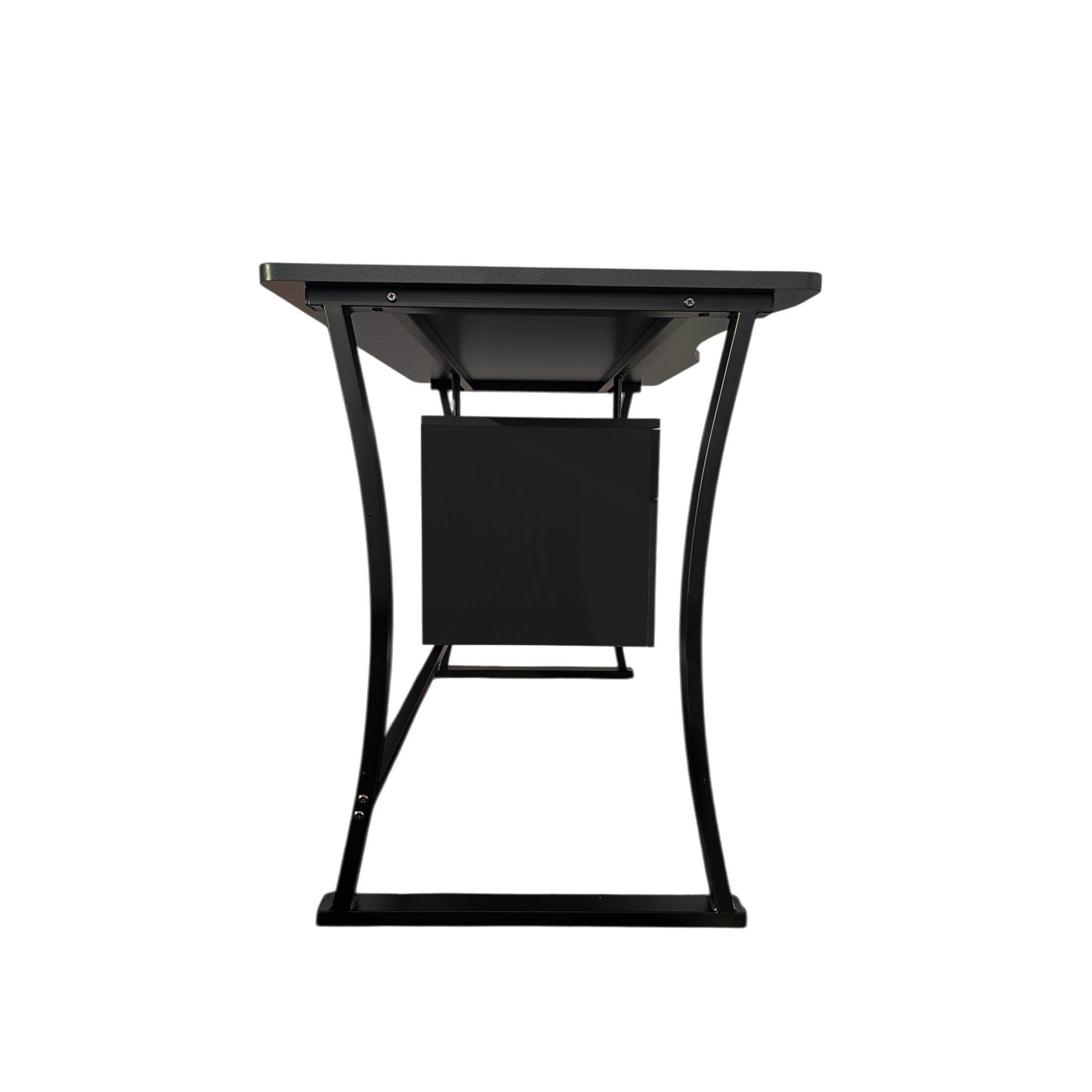 Escritorio diseño moderno con gavetas y estructura madera metal  S-225