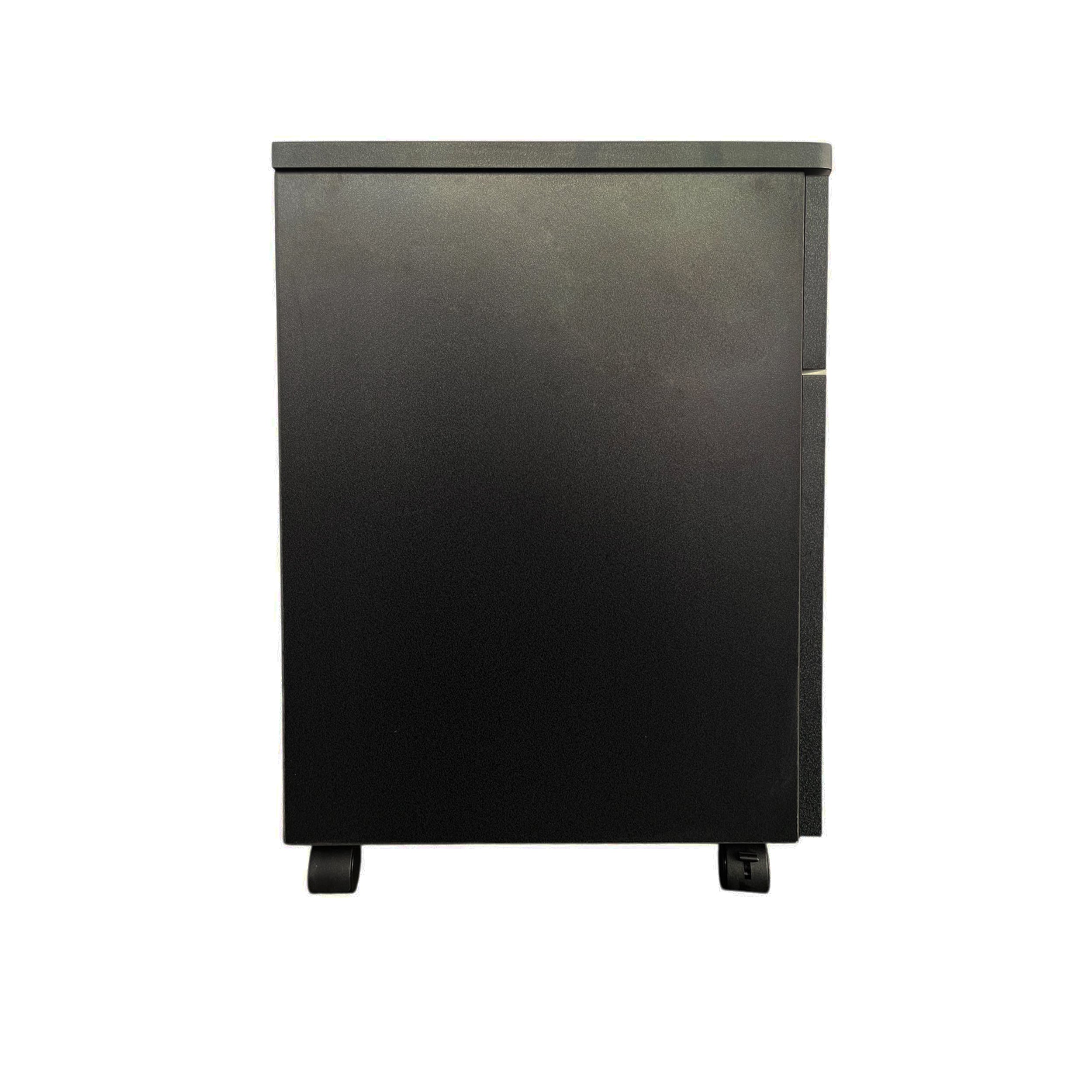 Gavetero   En Melamina con Rodachinas  - Negro S01B