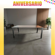 Mesa de junta moderna con estructura metálica - RX D1699