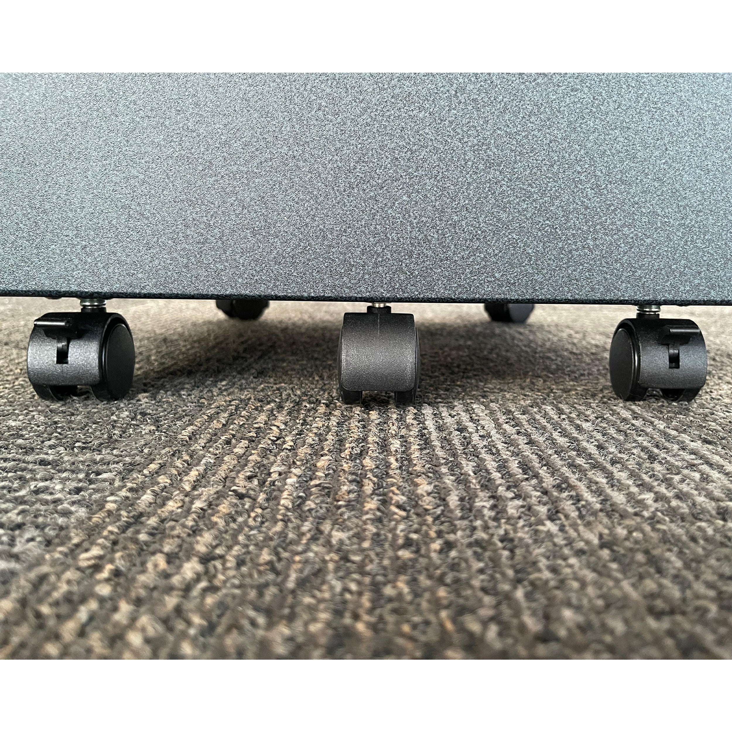 Gavetero premium con plataforma de vidrio y rodachines - S06