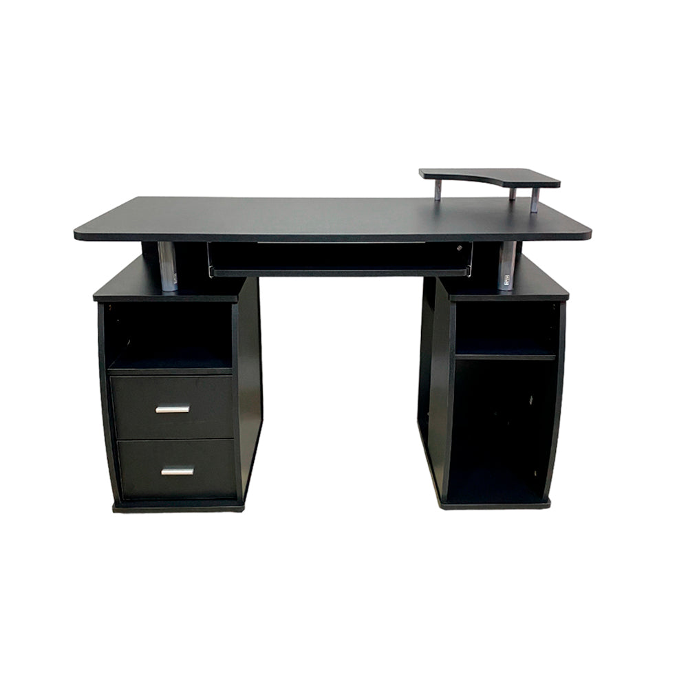 Escritorio con gaveteros moderno - madera y metal – diseño funcional