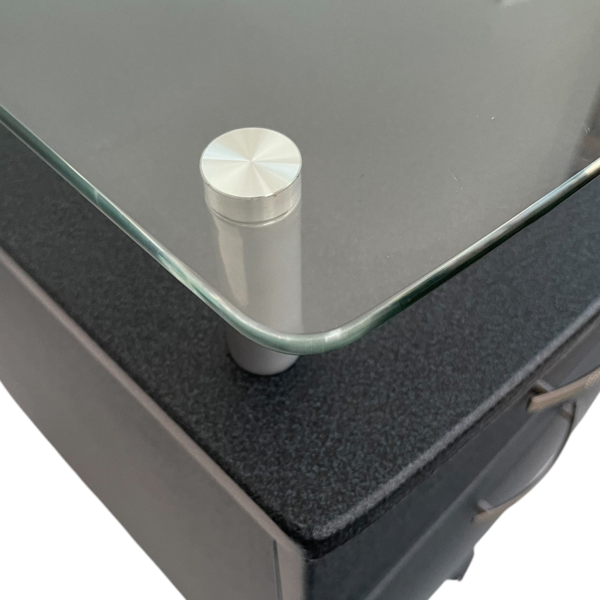 Gavetero premium con plataforma de vidrio y rodachines - S06