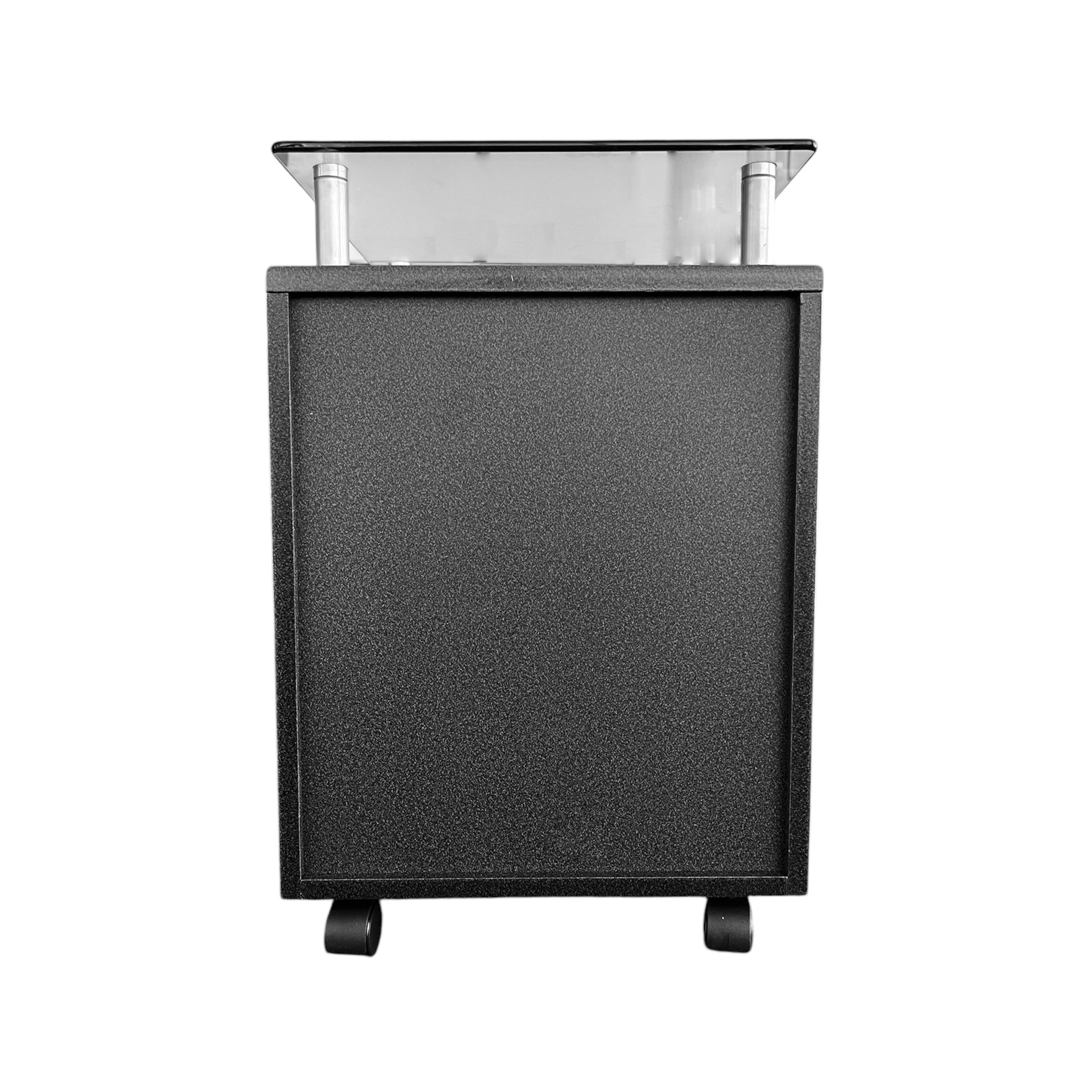 Gavetero premium con plataforma de vidrio y rodachines - S06