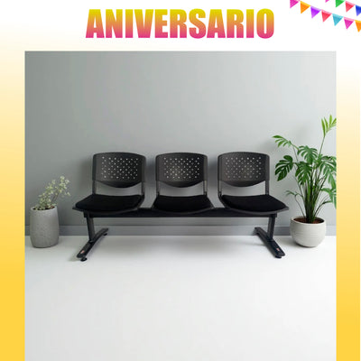 Silla de Espera 3 Puestos - Tándem Premium