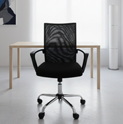 Silla Ergonómica con Respaldo Alto de Malla y Apoyabrazos - Emily