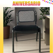 Silla Visitante Ergonómica de Oficina Respaldo en Malla - HLM 03