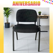 Silla Visitante Tapizada Estilo Ejecutivo - HLM303