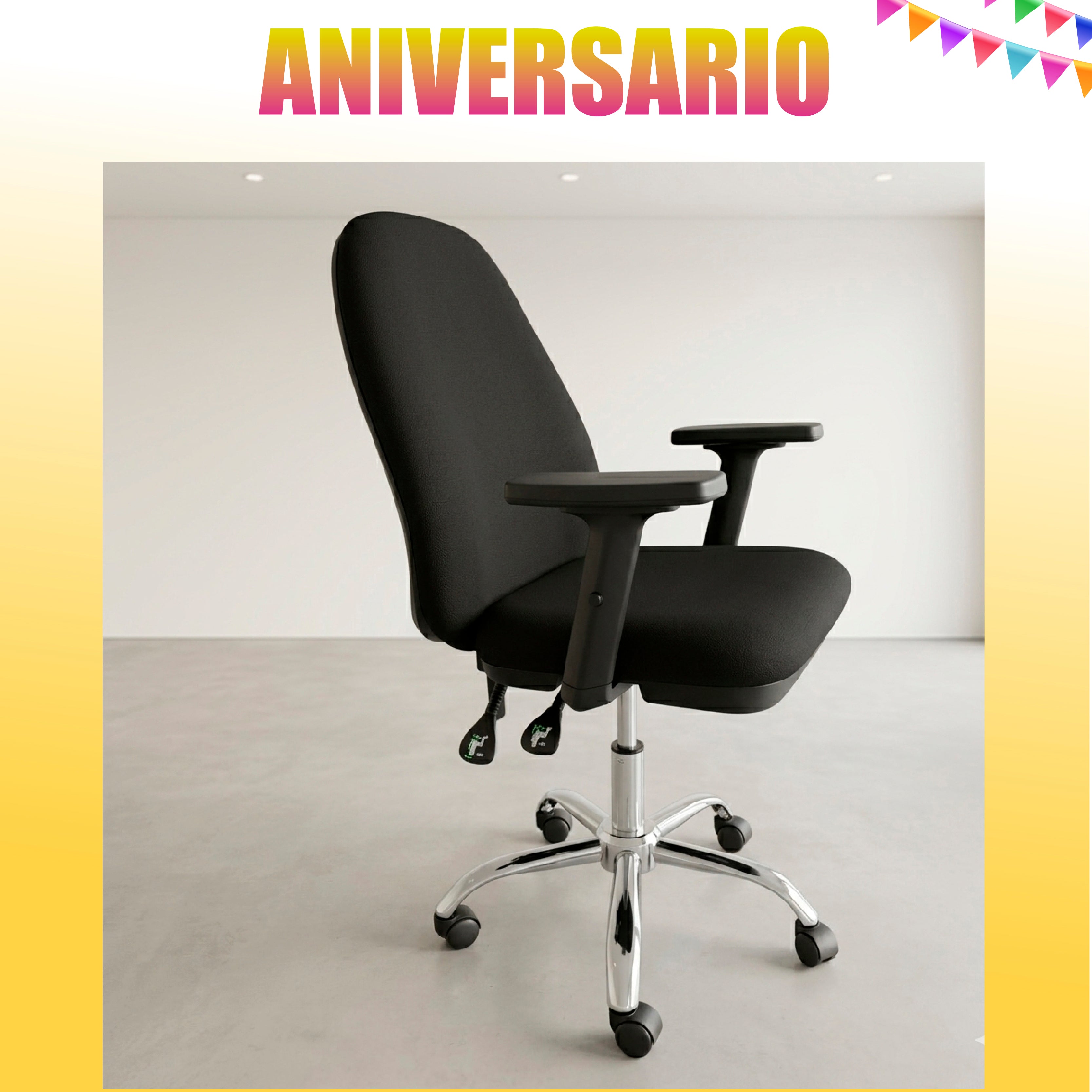 Silla Operativa Perla ergonómica de diseño moderno