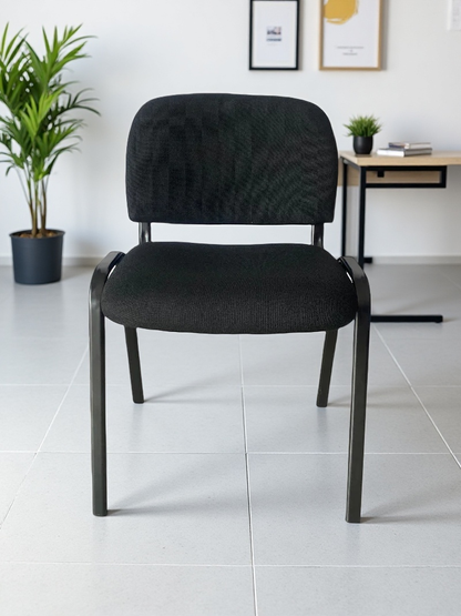 Silla Visitante Tapizada HLM303 –  Estilo Ejecutivo