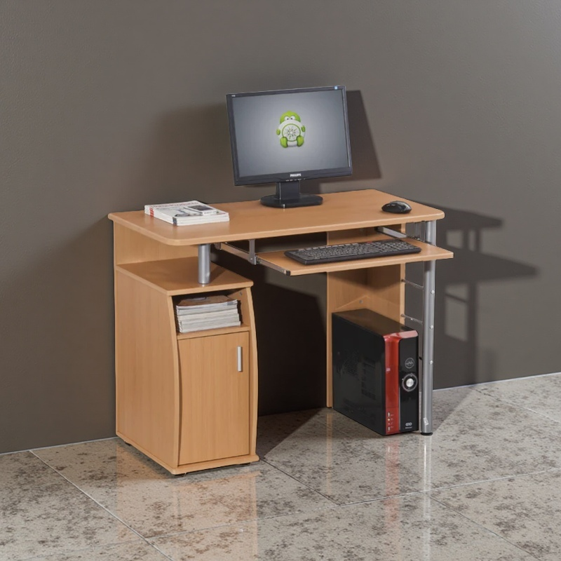 Escritorio con gaveteros color madera – moderno y versátil